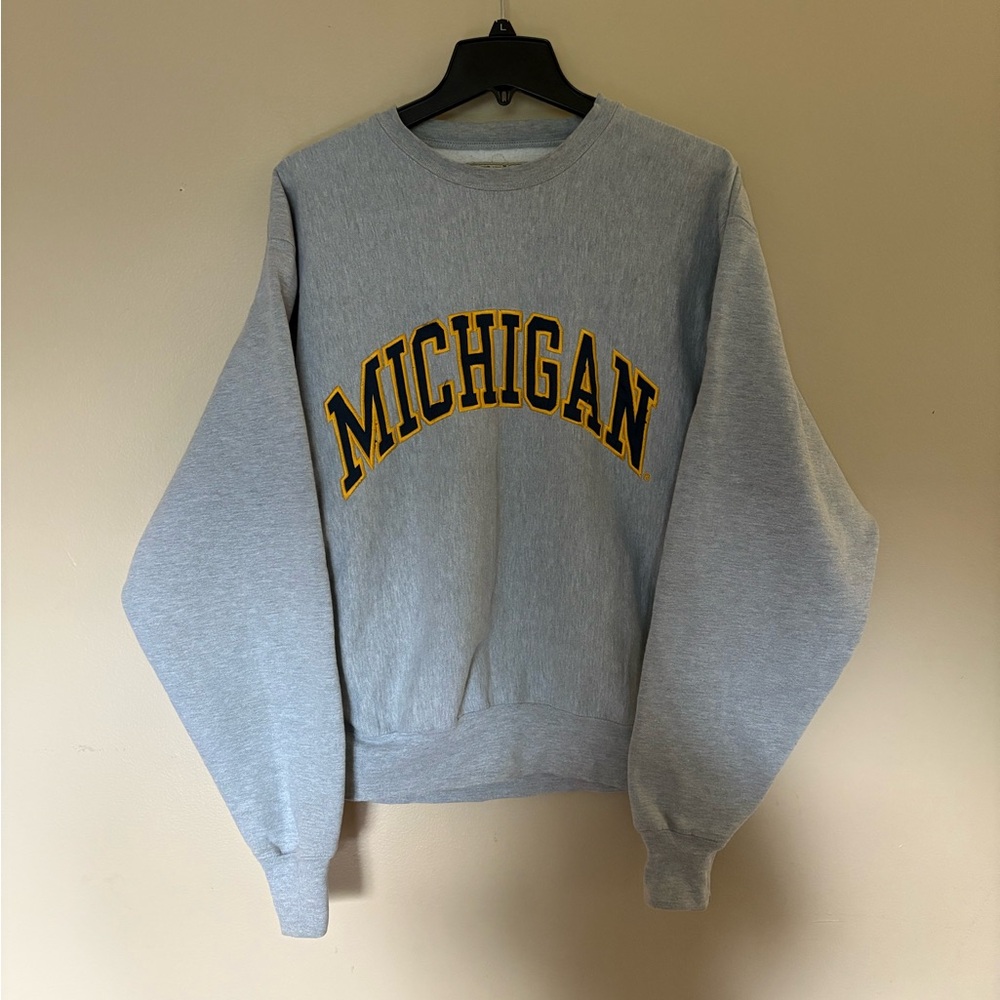 Steve and Barry’s University of Michigan Vintage Sweater Cotton Wolverines M